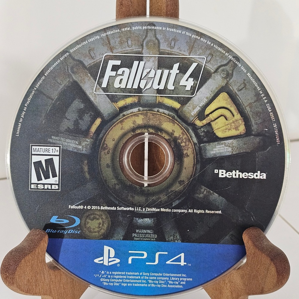 Fallout 4 Sony PlayStation 4 PS4 Video Game Disc Only Bethesda CUSA-02557